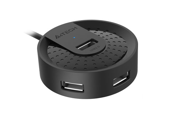 HUB-20 USB2.0 4PORTS BLACK (150CM)
