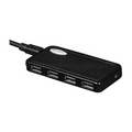 HUB-64 USB 2.0 4PORTS BLACK (100CM)