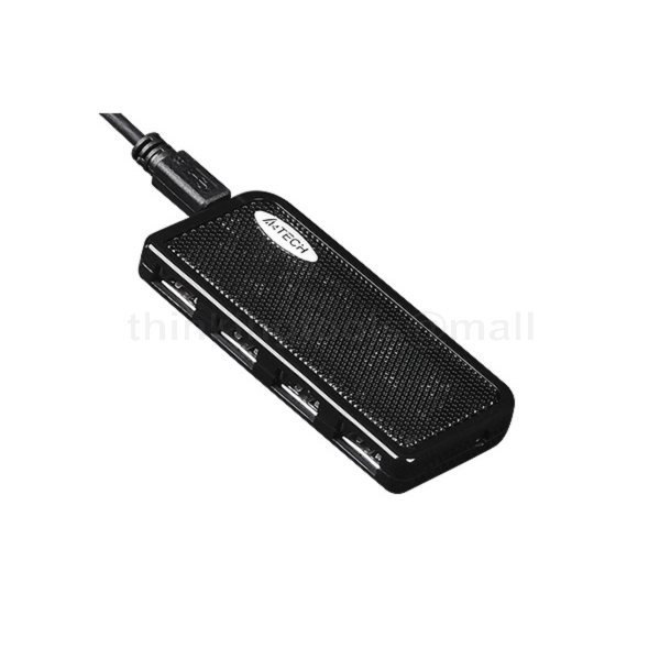 HUB-64 USB 2.0 4PORTS BLACK (100CM)