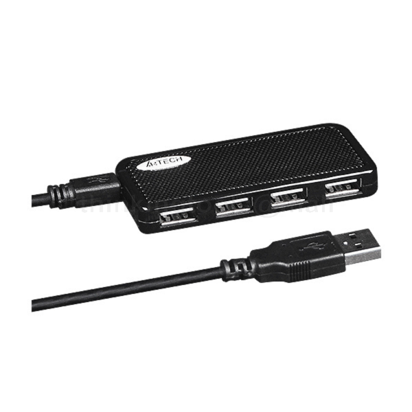 HUB-64 USB 2.0 4PORTS BLACK (100CM)